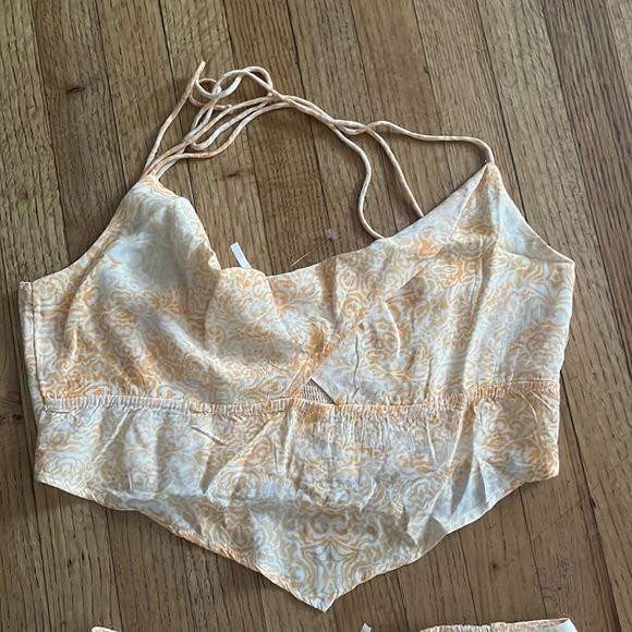 Free People Vanessa 2-Piece Set Top + Pants size M NWOT - Picture 7 of 17